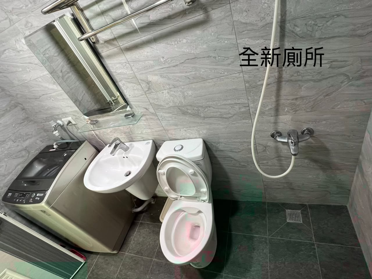 可補助!新莊站7分鐘,兩房ㄧ廳一陽台,一套房,全新建案,全新裝潢出租