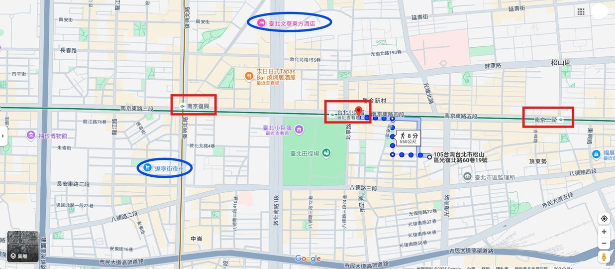 捷運:小巨蛋站~走路只要6-8分鐘
